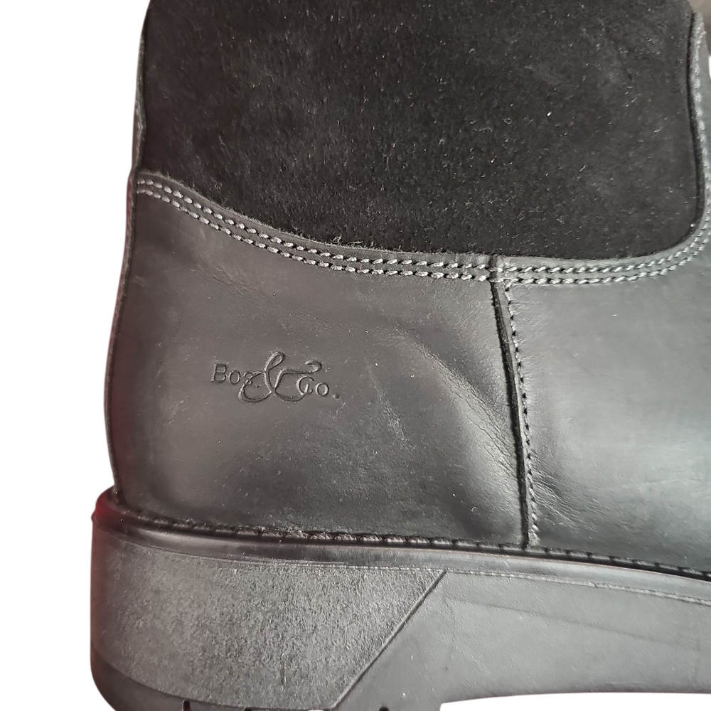 Bos & Co Goose Prima waterproof Black Mid Calf Boots Sz 40 Or 9-9.5 - Picture 2 of 14